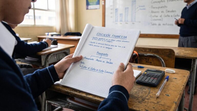 Educación financiera en los colegios: la apuesta para frenar el gota a gota en Colombia