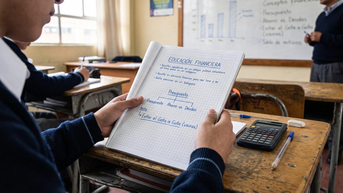 Educación financiera en los colegios: la apuesta para frenar el gota a gota en Colombia