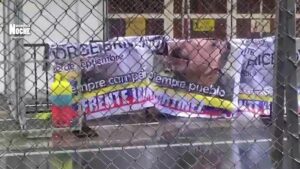 Alerta en el Pascual Guerrero por la instalación de un cilindro y una pancarta de las FARC