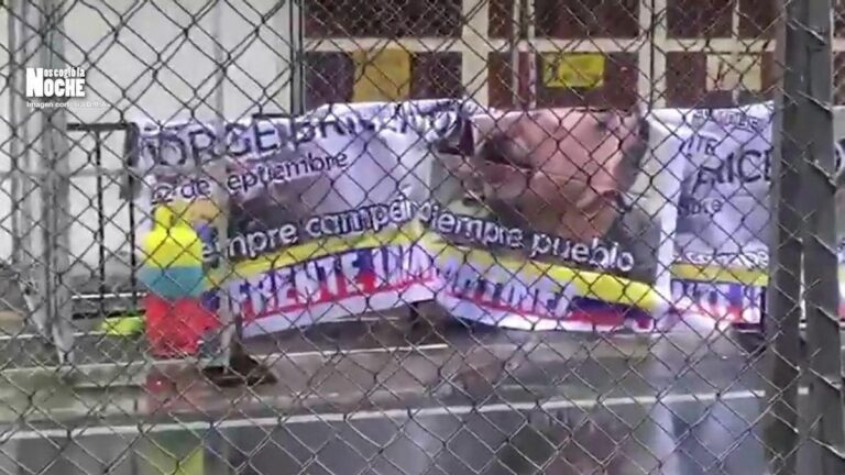 Alerta en el Pascual Guerrero por la instalación de un cilindro y una pancarta de las FARC