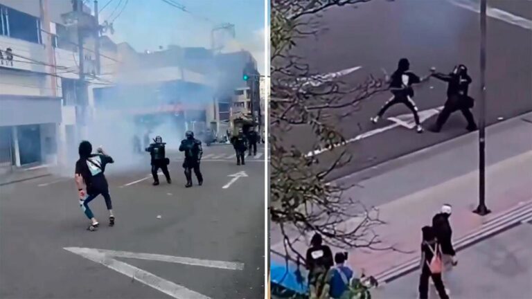 Cuatro capturados por disturbios en Ibagué: reportan armas cortopunzantes y un hombre con cuchillo