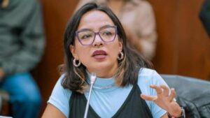 Jennifer Pedraza anuncia demanda contra el decreto de Abelardo de la Espriella que modifica las reglas de las protestas