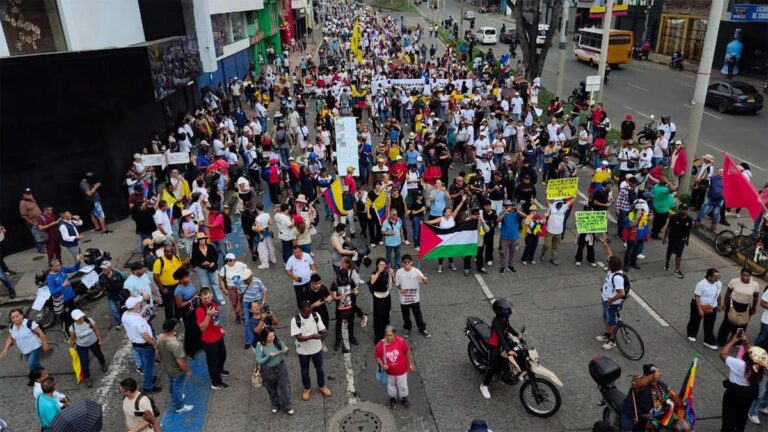 Marchas contra el Gobierno terminaron sin incidentes en Cali y otros municipios del Valle