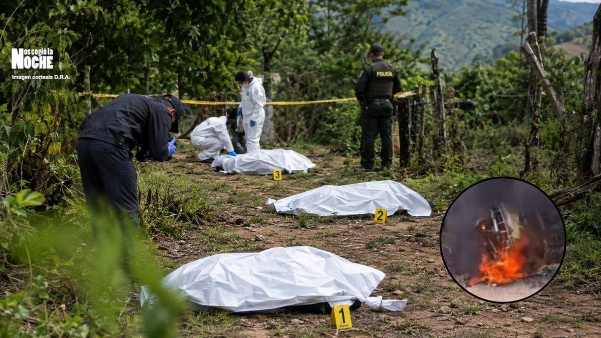La masacre en Suaza estaría relacionada a extorsiones: 6 personas habrían sido asesinadas