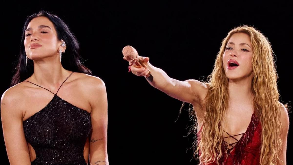 Shakira y Dua Lipa en Madrid: un dúo de lujo