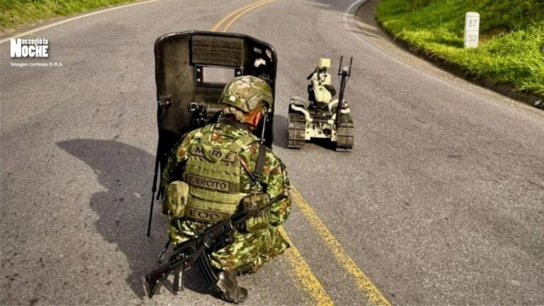 6 horas se demoró el Ejército para desactivar una poderosa carga explosiva en la vía Panamericana