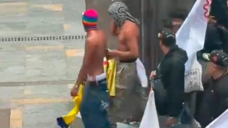 ¿Regresó la Primera Línea a las marchas del 14 de octubre en Colombia? Esto se sabe