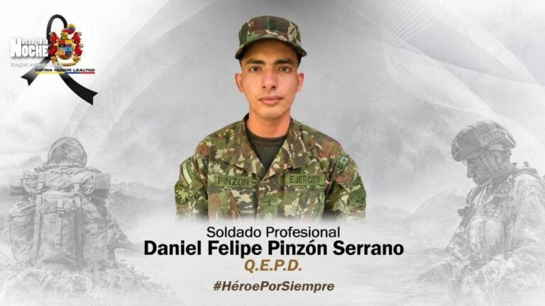 Ataque con explosivos en Arauca cobró la vida del soldado Daniel Felipe Pinzón Serrano