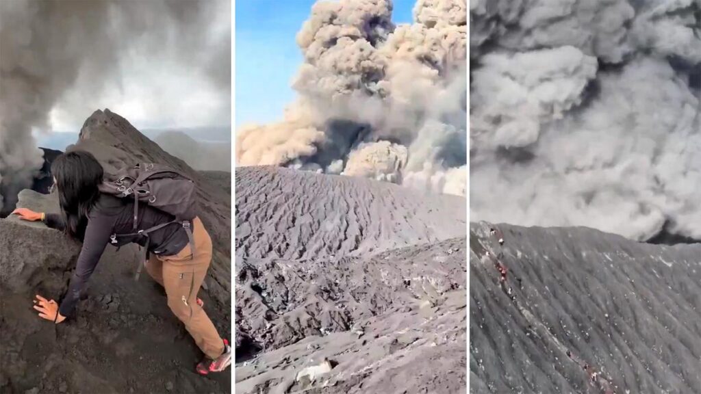 Tragedia en Indonesia: tres excursionistas murieron tras una erupción del volcán Dukono