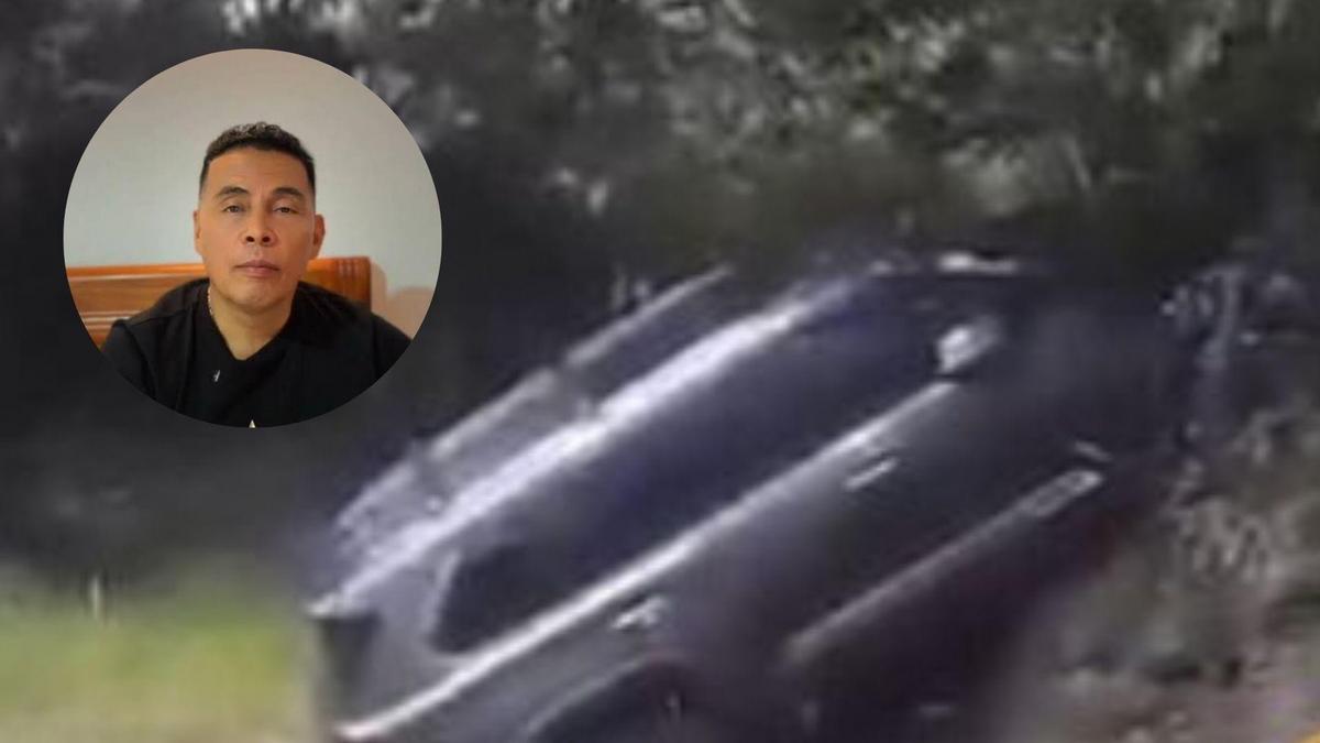 Susto para El Andariego: el cantante sufrió un accidente de tránsito en el Oriente antioqueño