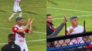Daniel Torres salió aplaudiendo a la hinchada del DIM y terminó herido por una moneda: así fue la agresión