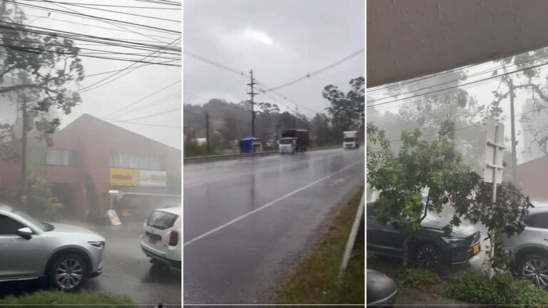 Fuertes lluvias en el Valle de Aburrá este viernes 9 de octubre