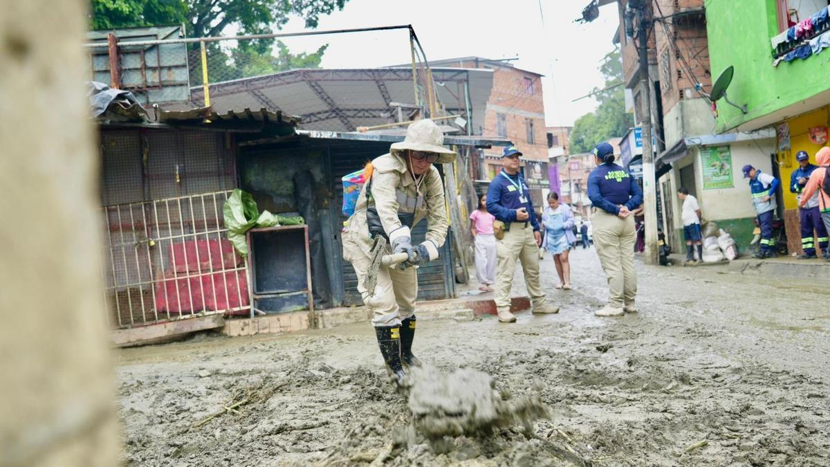 Lluvias en Medellín: estos son los barrios y sectores donde continúan las labores de recuperación